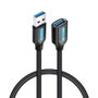 Vention Cable Alargador USB 3.0 CBHBJ Macho a Hembra 5m Negro